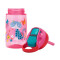 Gourde Chat rose (cherry with cat) sans bpa paille 420 ml - miniature variant 3