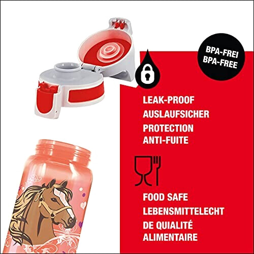 Gourde Cheval horses aluminium sans bpa variant 1 