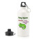 Gourde Caméléon blanc aluminium 400 ml - miniature