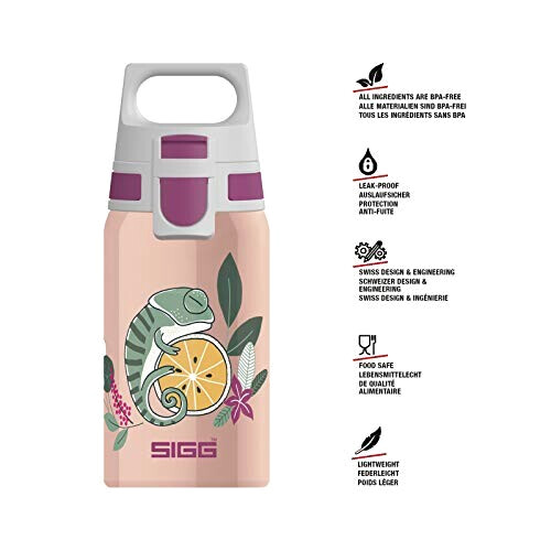 Gourde Caméléon flora inox variant 1 