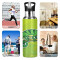 Gourde Caméléon art mode sport inox sans bpa isotherme double paroi paille 600 ml - miniature variant 4
