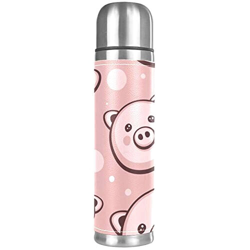 Gourde Cochon style inox isotherme 500 ml