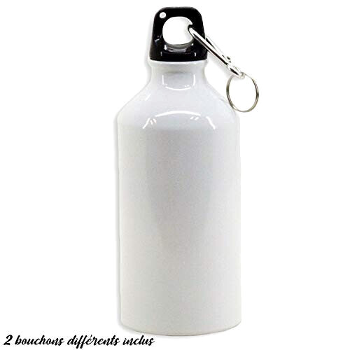 Gourde Dinosaure blanc aluminium 500 ml variant 1 