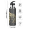 Gourde Éléphant art mode sport inox sans bpa isotherme double paroi paille 600 ml - miniature variant 1