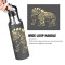 Gourde Éléphant art mode sport inox sans bpa isotherme double paroi paille 600 ml - miniature variant 3