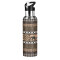 Gourde Éléphant art mode sport inox sans bpa isotherme double paroi paille 600 ml - miniature