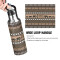 Gourde Éléphant art mode sport inox sans bpa isotherme double paroi paille 600 ml - miniature variant 3