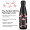 Gourde Flamant rose flamant - noir plastique sans bpa isotherme 500 ml - miniature variant 1