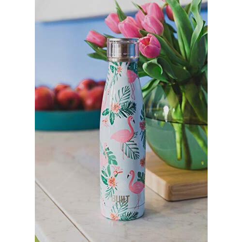Gourde Flamant rose bleu inox isotherme double paroi 500 ml variant 3 