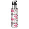 Gourde Flamant rose art mode sport inox sans bpa isotherme double paroi paille 600 ml - miniature