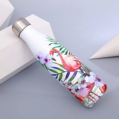 Gourde Flamant rose gros inox double paroi 500 ml variant 0 