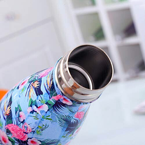 Gourde Flamant rose gros inox double paroi 500 ml variant 1 