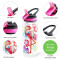 Gourde Flamant rose rose plastique sans bpa paille 680 ml - miniature variant 1