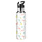 Gourde Flamant rose art mode sport inox sans bpa isotherme double paroi paille 600 ml - miniature