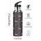 Gourde Flamant rose art mode sport inox sans bpa isotherme double paroi paille 600 ml - miniature variant 1