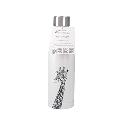 Gourde Girafe blanc plastique isotherme double paroi 500 ml variant 0 