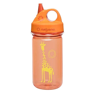 Gourde Girafe orange, giraffe plastique