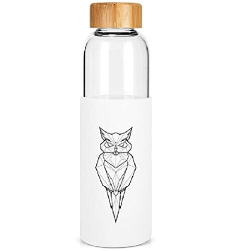 Gourde Hibou verre 550 ml