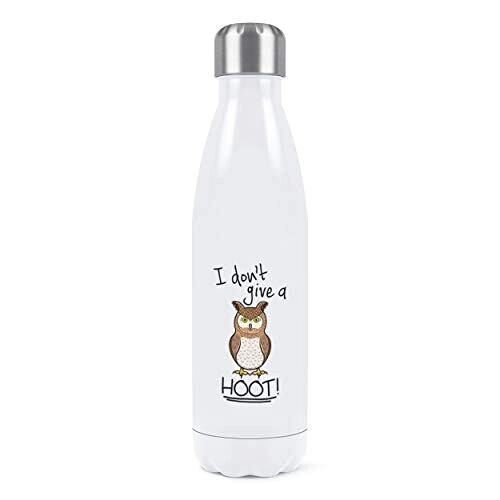 Gourde Hibou blanc inox 500 ml