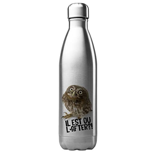 Gourde Hibou inox isotherme 500 ml