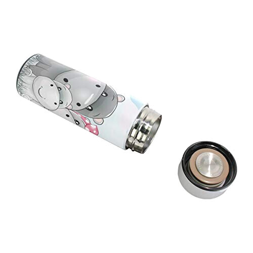 Gourde Hippopotame multicolore inox sans bpa isotherme double paroi 425 ml variant 0 