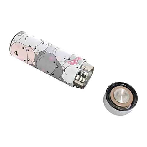Gourde Hippopotame multicolore inox sans bpa isotherme double paroi 425 ml variant 0 