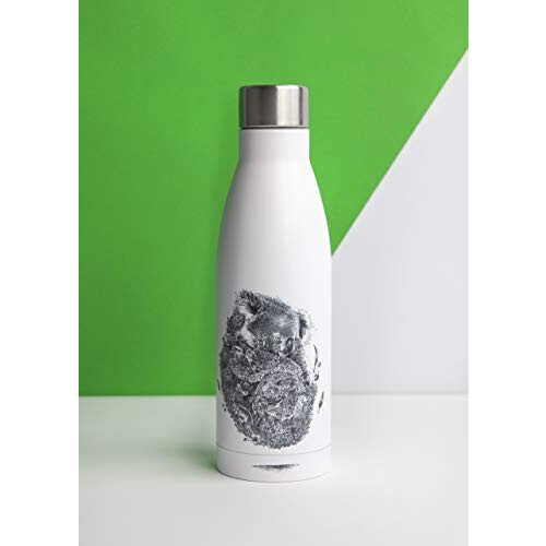 Gourde Koala blanc plastique isotherme double paroi 500 ml variant 1 