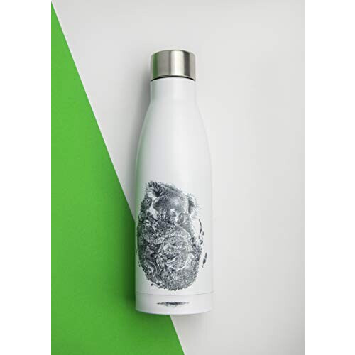 Gourde Koala blanc plastique isotherme double paroi 500 ml variant 2 