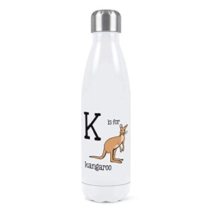 Gourde Kangourou blanc inox 500 ml