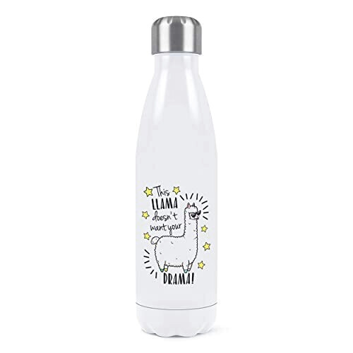 Gourde Lama blanc inox 500 ml