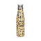 Gourde Léopard jaune inox isotherme double paroi 500 ml - miniature