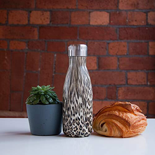 Gourde Léopard leopard print plastique sans bpa isotherme double paroi 260 ml variant 0 