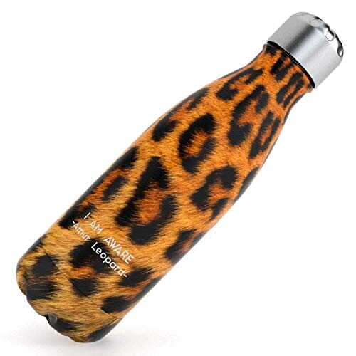 Gourde Léopard amur leopard inox isotherme double paroi 341 ml