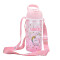 Gourde Licorne rose sans bpa paille 400 ml - miniature variant 1