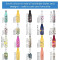 Gourde Licorne - blanc plastique sans bpa isotherme 500 ml - miniature variant 6