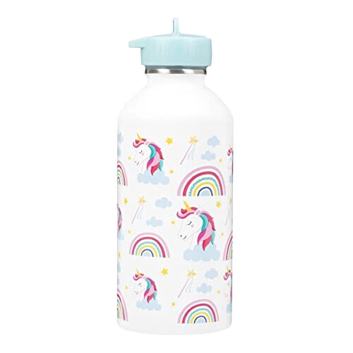 Gourde Licorne plastique porte-clés 300 ml