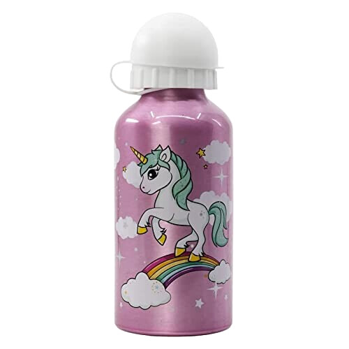 Gourde Licorne aluminium bec rétractable 400 ml variant 1 