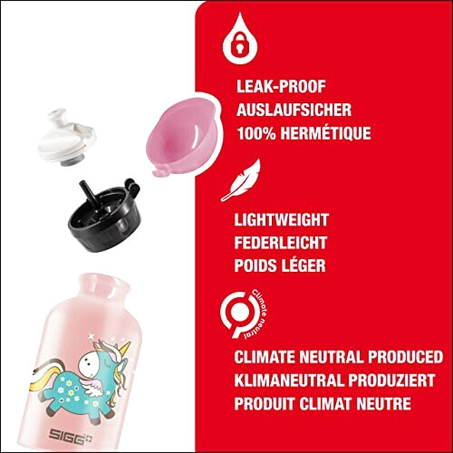 Gourde Licorne fairycon aluminium sans bpa variant 1 