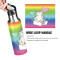 Gourde Licorne inox sans bpa isotherme double paroi paille 600 ml - miniature variant 3
