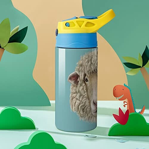 Gourde Mouton couleur inox isotherme double paroi 500 ml variant 5 