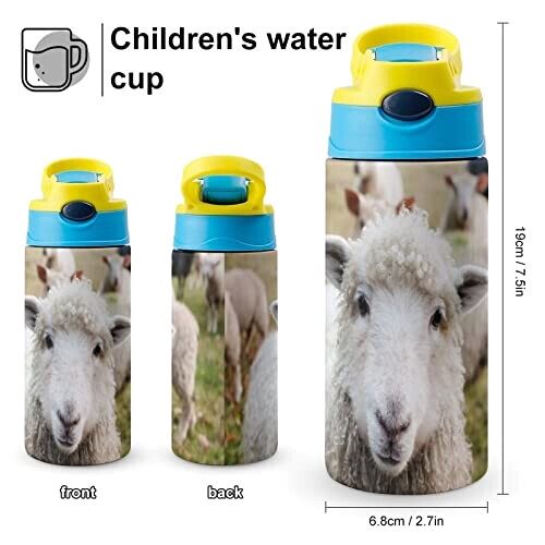 Gourde Mouton couleur inox isotherme double paroi 500 ml variant 0 