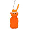Gourde Ours transparent plastique sans bpa paille - miniature