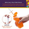 Gourde Ours transparent plastique sans bpa paille - miniature variant 2