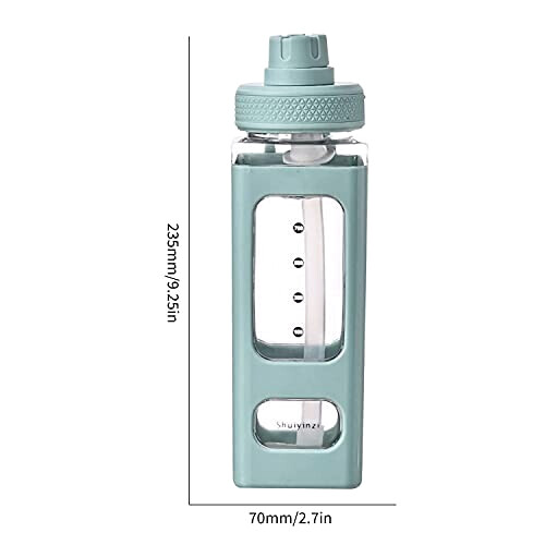 Gourde Ours blanc plastique paille 700 ml variant 6 