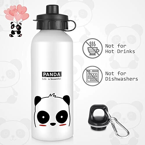 Gourde Panda aluminium sans bpa 500 ml variant 0 