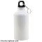 Gourde Renard blanc aluminium 500 ml - miniature variant 1