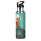 Gourde Renard art mode sport inox sans bpa isotherme double paroi paille 600 ml - miniature