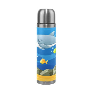 Gourde Requin multicolore inox isotherme 500 ml