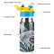 Gourde Requin couleur inox isotherme double paroi 500 ml - miniature variant 2