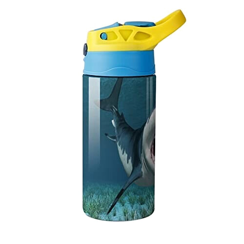 Gourde Requin couleur inox isotherme double paroi 500 ml variant 6 
